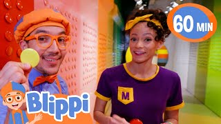 Blippi Goes to the Color Factory NYC with Meekah! | Educational Kids Videos | Moonbug Kids