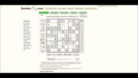 Sudoku 08/23/20 kind - no copyright Unavailable