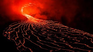 Lava Flow in Hawaii: 53mins of Stunning 4K Video | for Sleep & Stress Relief