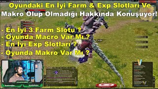 SchutzAevenion - Oyundaki En İyi Farm & Exp Slotları Ve Makro Hakkında Konuşuyor! | Rise Online