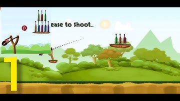 Bottle Shooting Arcade Game - Gameplay Walkthrough Part 1 - Levels 1 & 4 (IOS, Android)