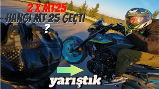 Mt 25 2023  top speed / roll yaptık eksozlu mt vs eksozsuz mt