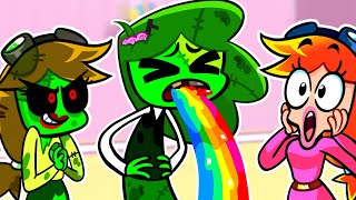 Help! We Moved in with a Zombie Family?! ๐ฑ | Viv and Dennyโs Spooky New Neighbors!
