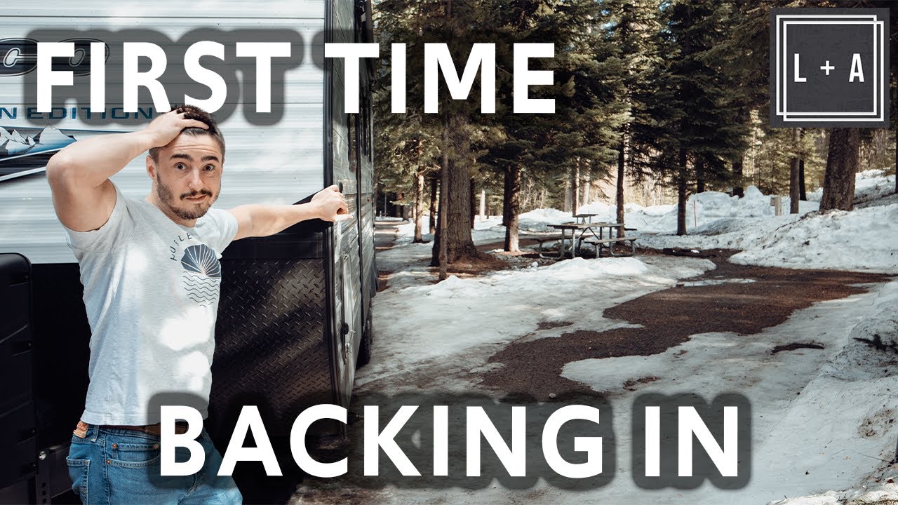 FIRST TIME Towing a Travel Trailer to a Campsite! - RVing in the USA ...