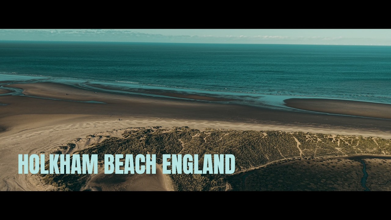 4K DRONE HOLKHAM BEACH CINEMATIC