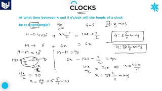 Clock Problems | Right Angles | Reasoning | Part-10 | Bharath Kumar