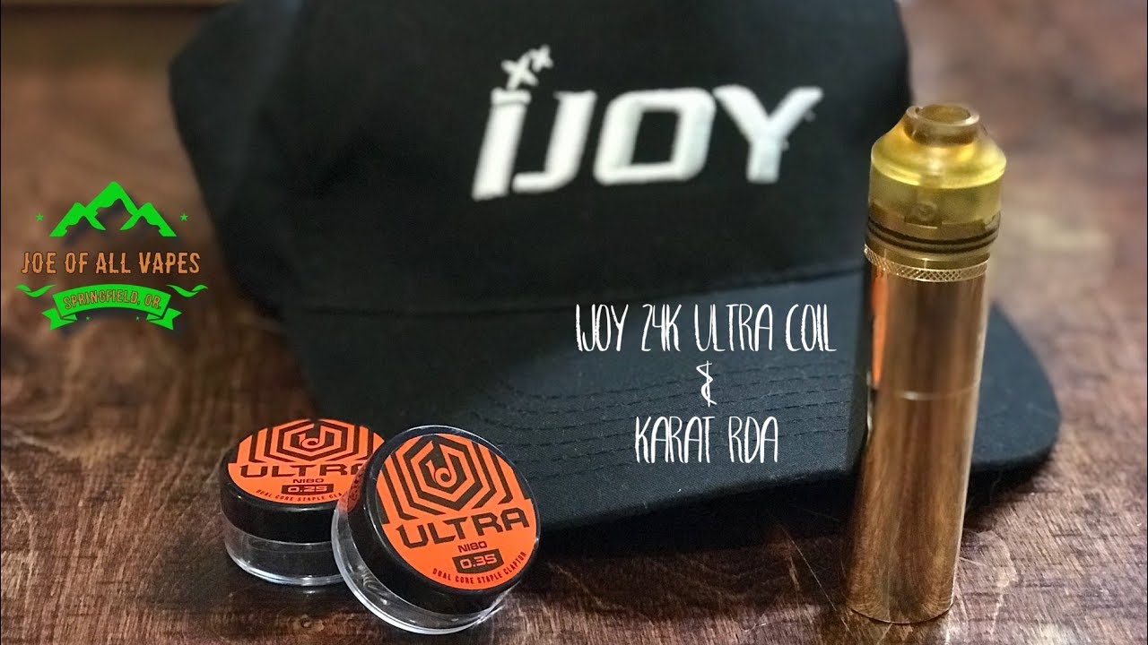 iJoy 24K ultracoil Mech review with Karat RDA - YouTube