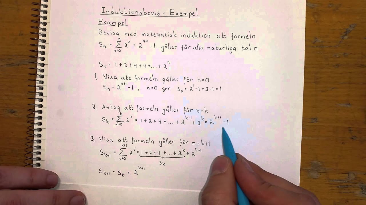 Ma5 Induktionsbevis - Exempel