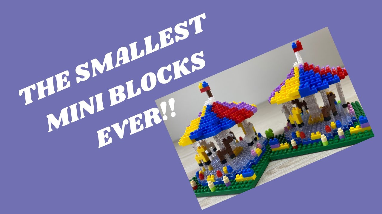 smallest blocks ever!! Merry Go Round mini blocks
