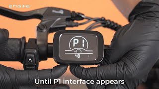 Engwe M20 Speed Adjustment Speed Limit Release Speed Limit