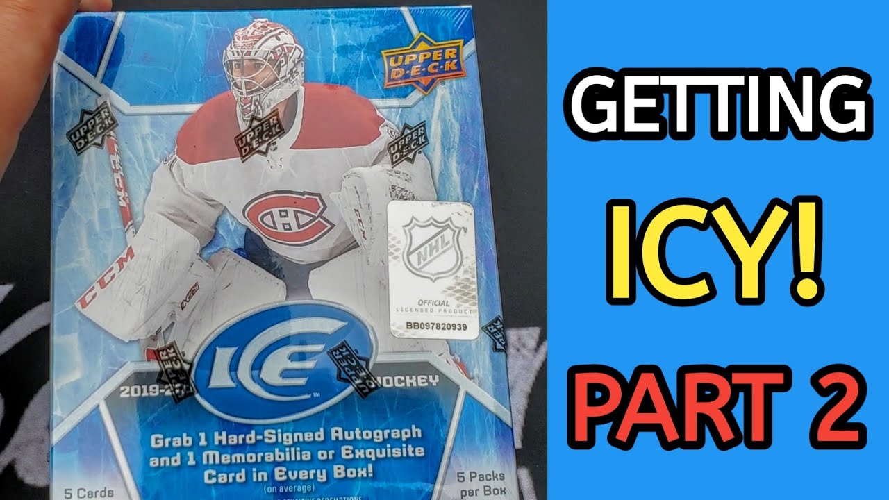 ITS GETTING FROSTY (Level 2 Rookie)! 19/20 Upper Deck Ice Hockey Hobby Box Break