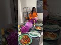 Summer Dining Table Decor #tablescape #dinnerparty #diningtable #diningtabledecor