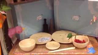 出産祝いやお誕生日にピッタリ！お子様の肌にも優しい素材を使ってます！ランチプレートセット★