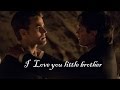 TVD stefan & damon I love you little brother