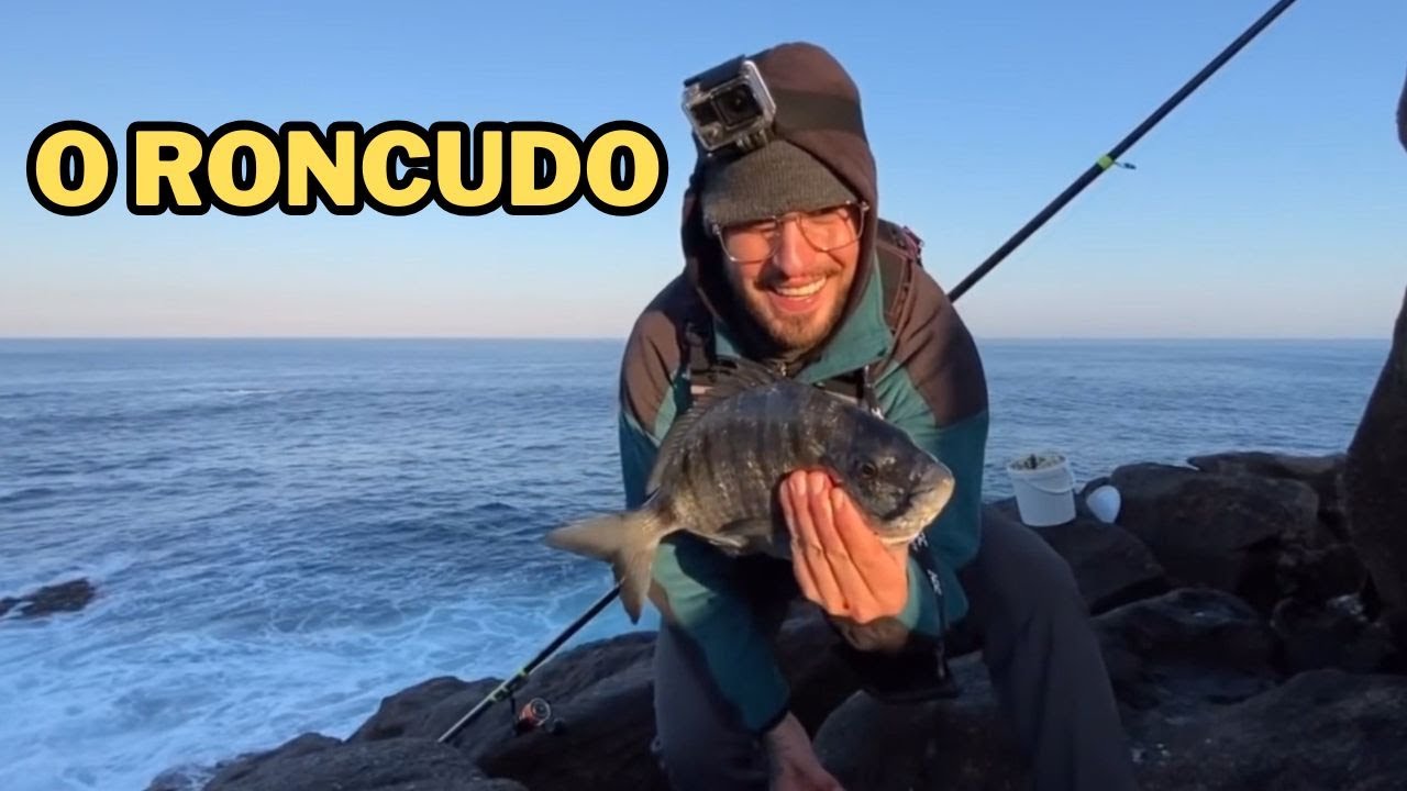 PESCA de SARGOS a BOYA en el mítico FARO DE O RONCUDO (Costa da Morte, Galicia)