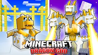 I Survived 100 Days As A Dragon God In Hardcore Minecraft!