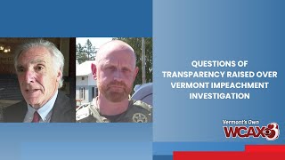 Questions of transparency raised over Vermont impeachment investigation