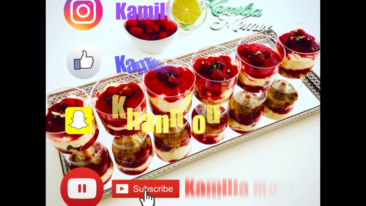 Tiramisu express à la framboise au Thermomix