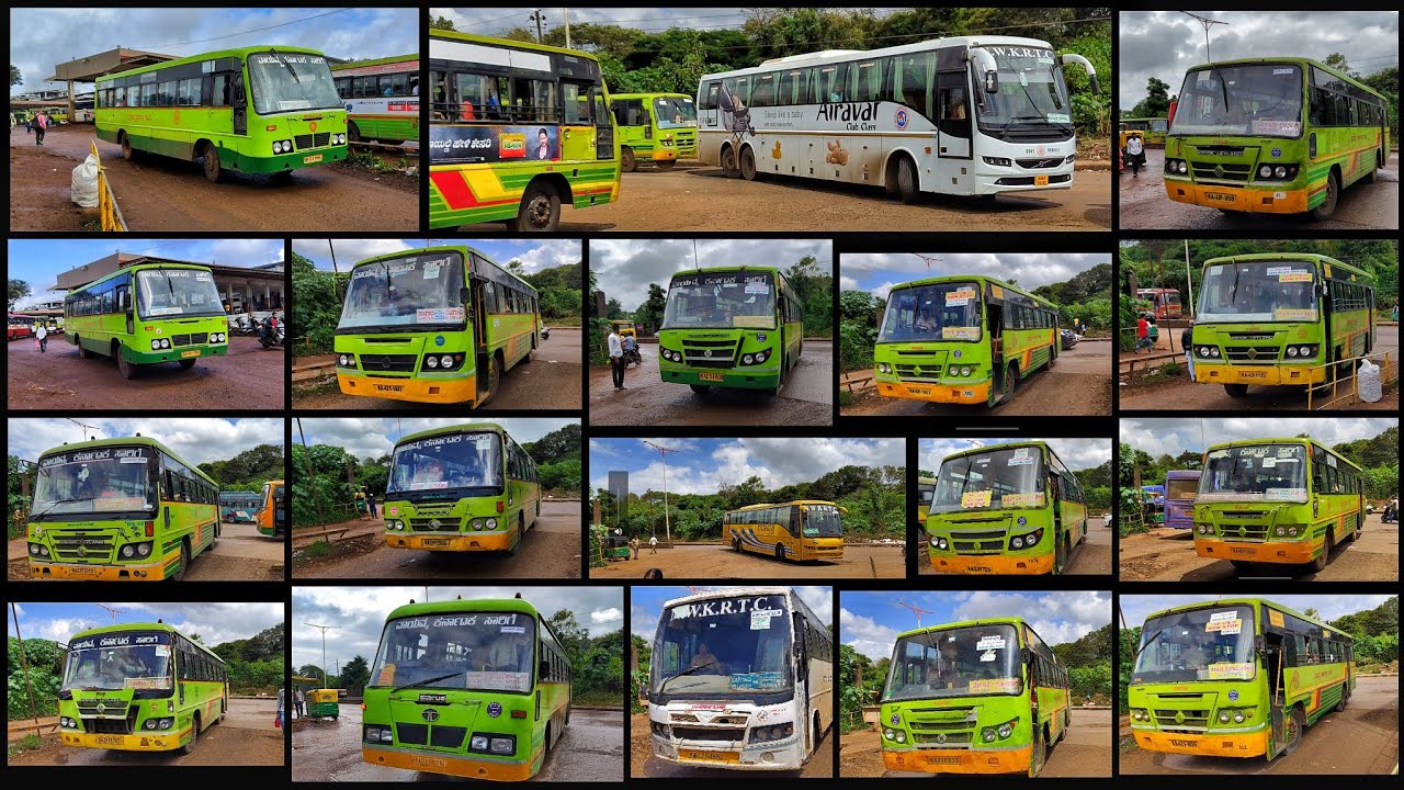 16 Mins of #HD Bus Arrivals at #Central Bus Stand,Belagavi 18-09-2022.All Types of Buses of #NWKRTC.