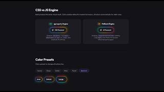 Animated CSS Glow Buttons with JS fallback | #html, #css, #javascript, #js