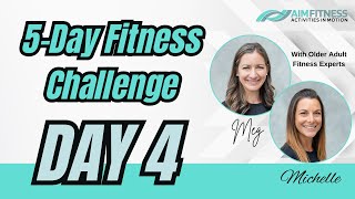 { DAY 4 } 5-Day Fitness Challenge | For Golfers & Gardeners | Strength | Adults 50  & Osteo