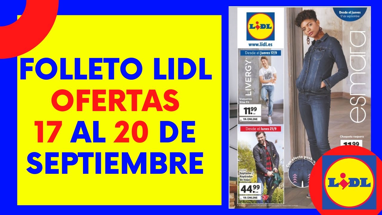 👉LIDL Folleto OFERTAS de esta semana [ MODA DENIM CATÁLOGO 17 al 20 Septiembre 2020 - YouTube