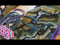 Rug Hooking with recycled old Sweaters! Chop Shop Style! Beginner How-To