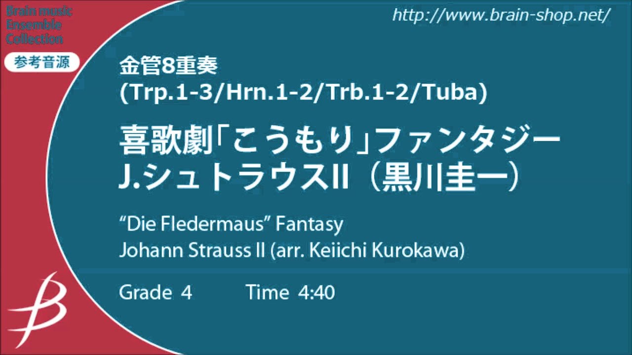 Die Fledermaus Fantasy - Brass Octet by Johann Strauss II (arr