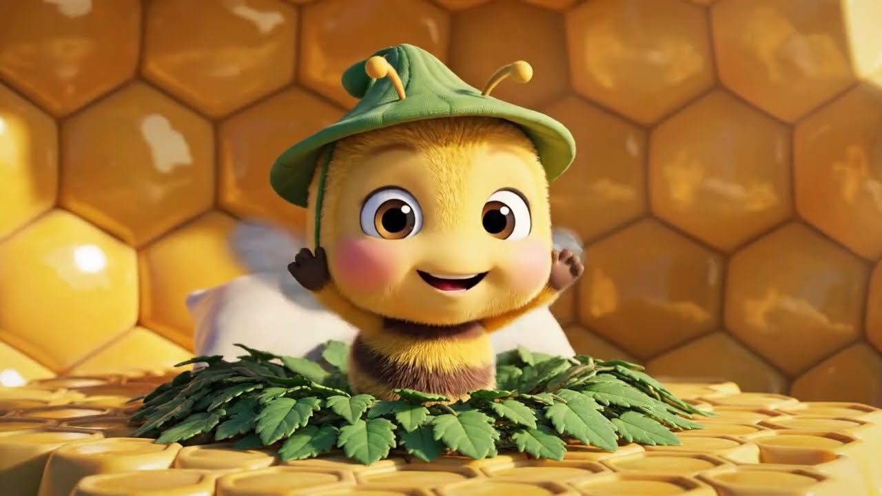 Little Bee’s Daily Adventure 🌼 | Relaxing 3D Kids Animation