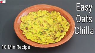 Oats Chilla Recipe - Thyroid /PCOS Weight Loss - Oats Recipes For Weight Loss | Skinny Recipes