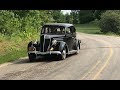 1936 Ford Flathead V8 Road Trip -- No Talking, No Music