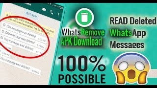 How To Recover Deleted WhatsApp Mesages?Read And Download!! screenshot 5