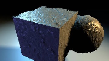 Blender test: Simple parallax mapping through composite and material nodes only