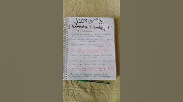 10.Most important questions of information technology||B.com 6th semester ✍️✍️💯