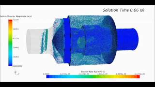 Erosion inside the Axial Valve 1