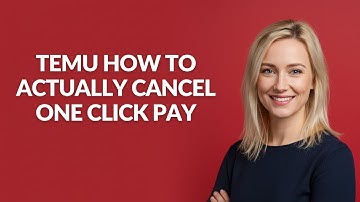 TEMU HOW TO ACTUALLY CANCEL ONE CLICK PAY - Julia