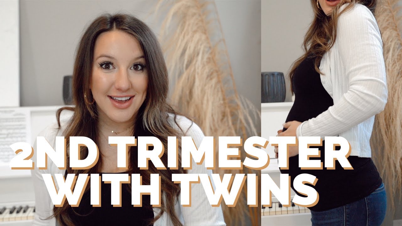 SECOND TRIMESTER IN REVIEW | TWIN PREGNANCY | heather fern