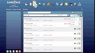 Samepage Tutorial - Creating and Scheduling events