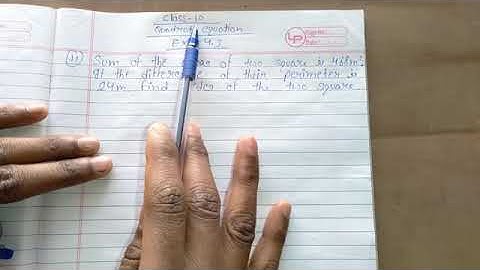 Sum of the areas of two square is 468m². If the difference of their perimeter is 24m, Find sides of