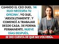 Cuando el CEO le dio mi oficina a su hijo... le di mi renuncia.