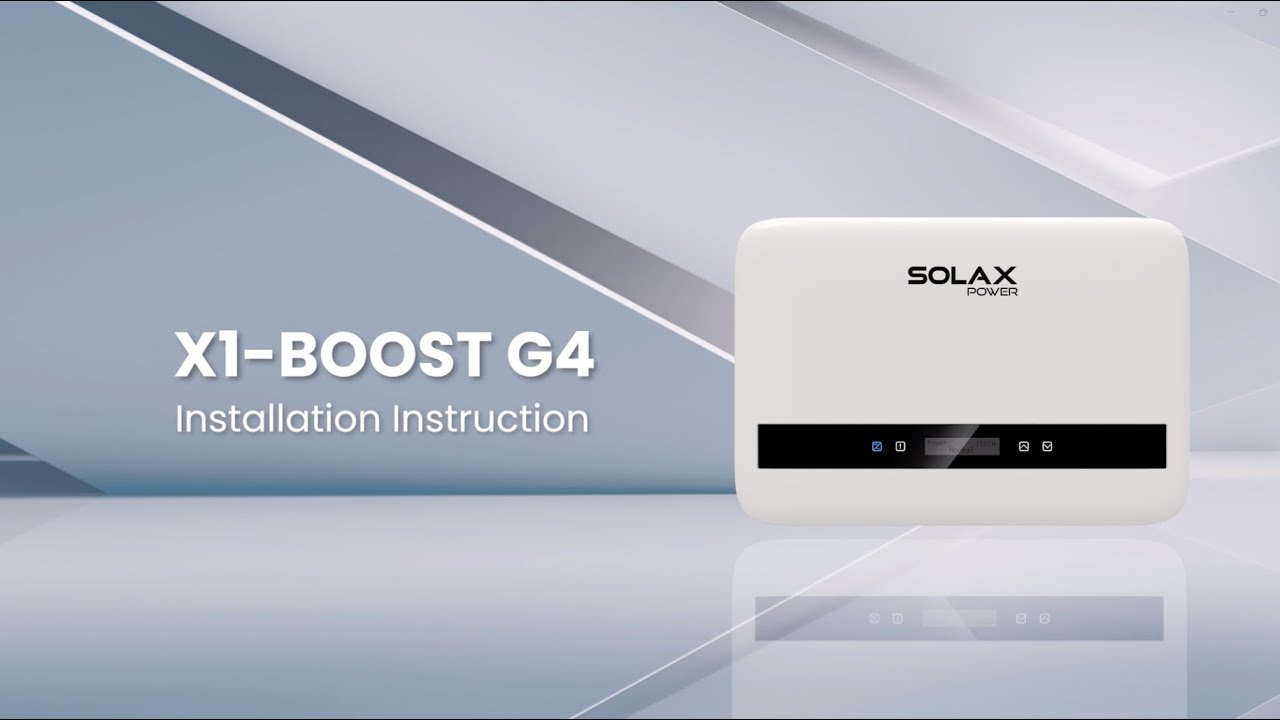 SolaX X1 BOOST G4 6.0kW Single-Phase String Inverter | HDM Solar