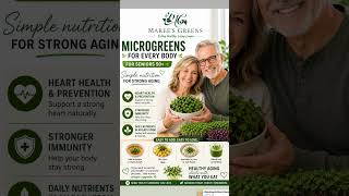 Simple nutrition for strong aging 👵🌱