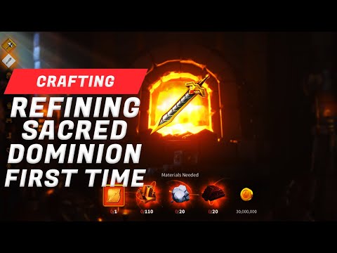 Refining the KVK Weapon (Sacred Dominion) INSANE LUCK - Rise of Kingdoms