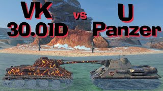 WOT Blitz Face Off || VK 30.01 D vs U-Panzer