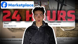 Surving 24 Hours On Facebook Marketplace!