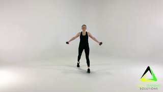 Split Squat to Lateral Raise