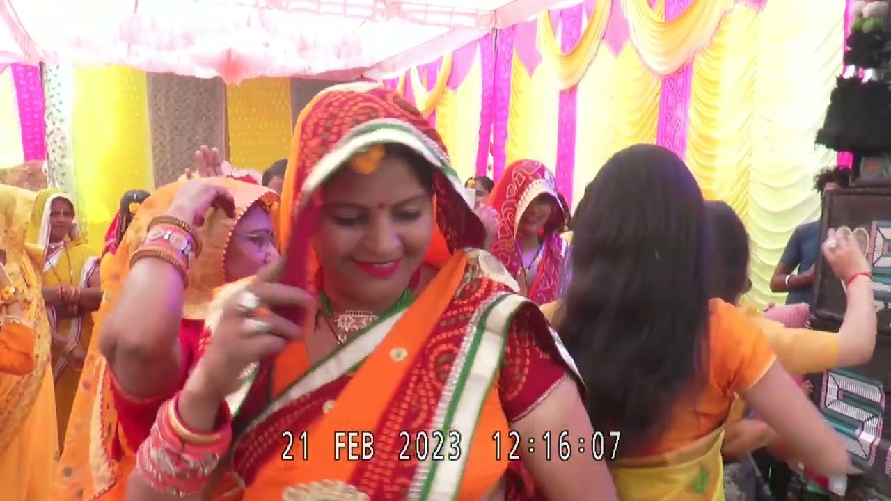 GHUMAR CHE NAKHARALI || RAJASTHANI MARRIAGE LADIES GROUP DANCE || RAMKISHORE BOHRA