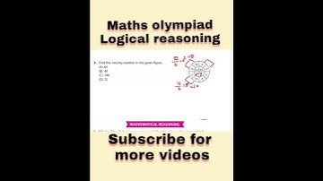 maths olympiad  | class 9 IMO | Logical reasoning