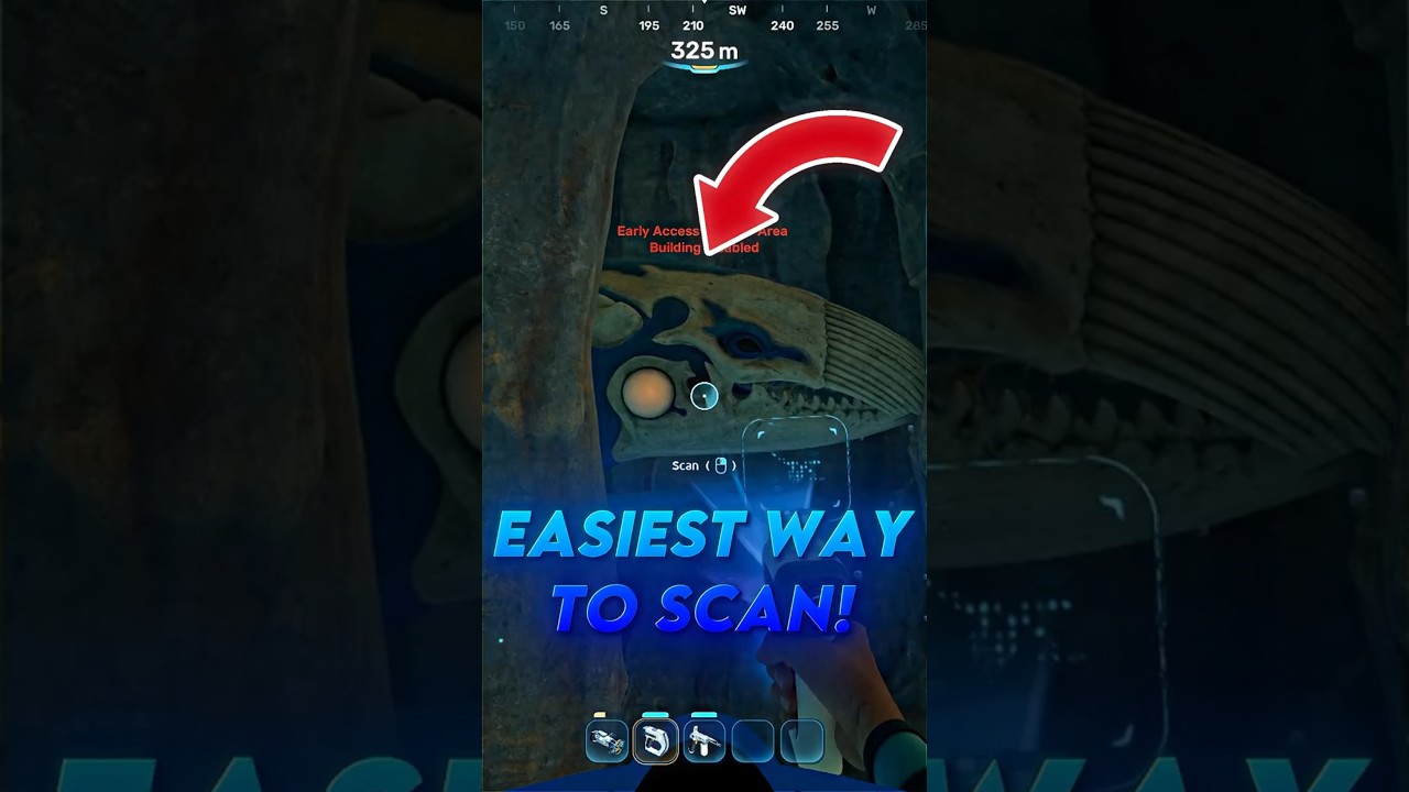 How to easily scan the Shiver Leviathan #subnautica2 🐟 #gaming #tips