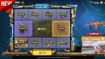 *NEW* SYNAPTIC CRASH DRAW - LEGENDARY ICR-1 "INNOVATOR" + EPIC Siren "ARTIFICE" in COD Mobile!!